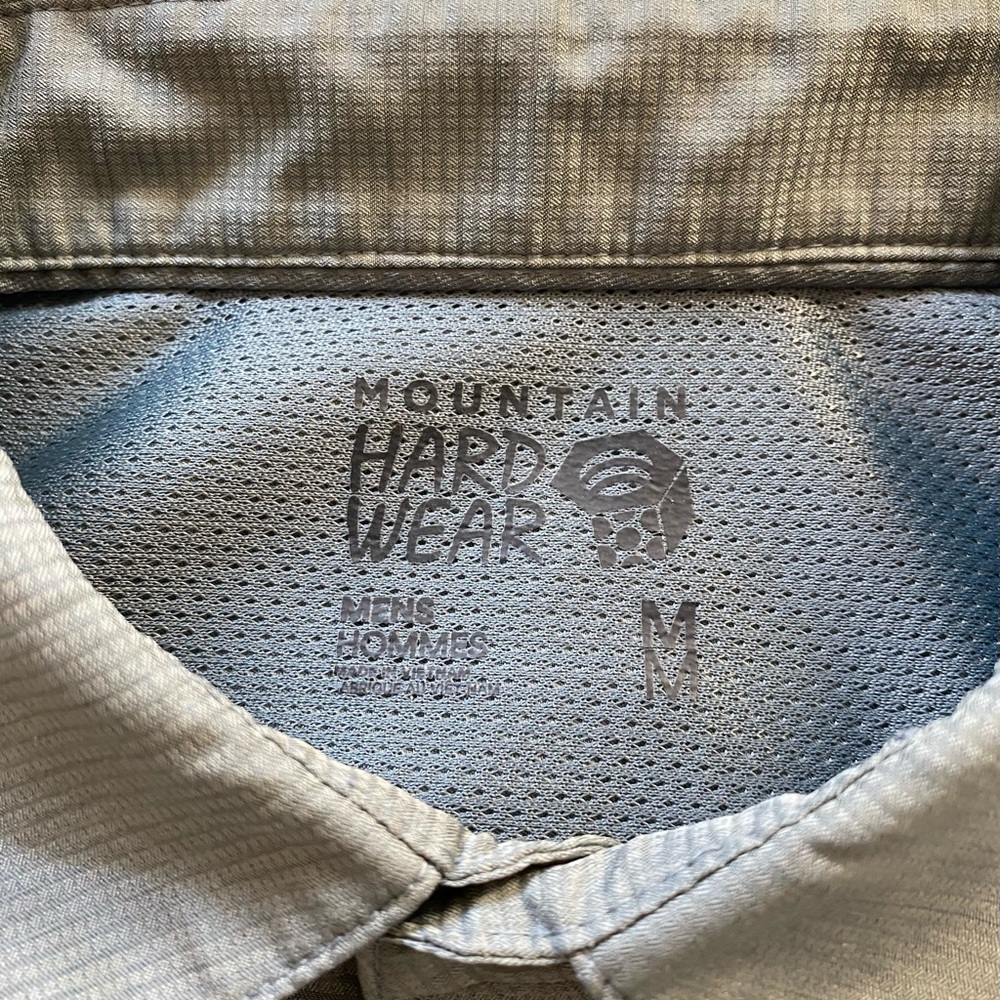 Mountain Hardware Canyon Short Sleeve Shirt, men’s medium, color green - Picture 3 of 7